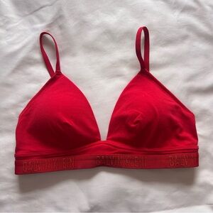 Calvin Klein Red Bra – Size Medium